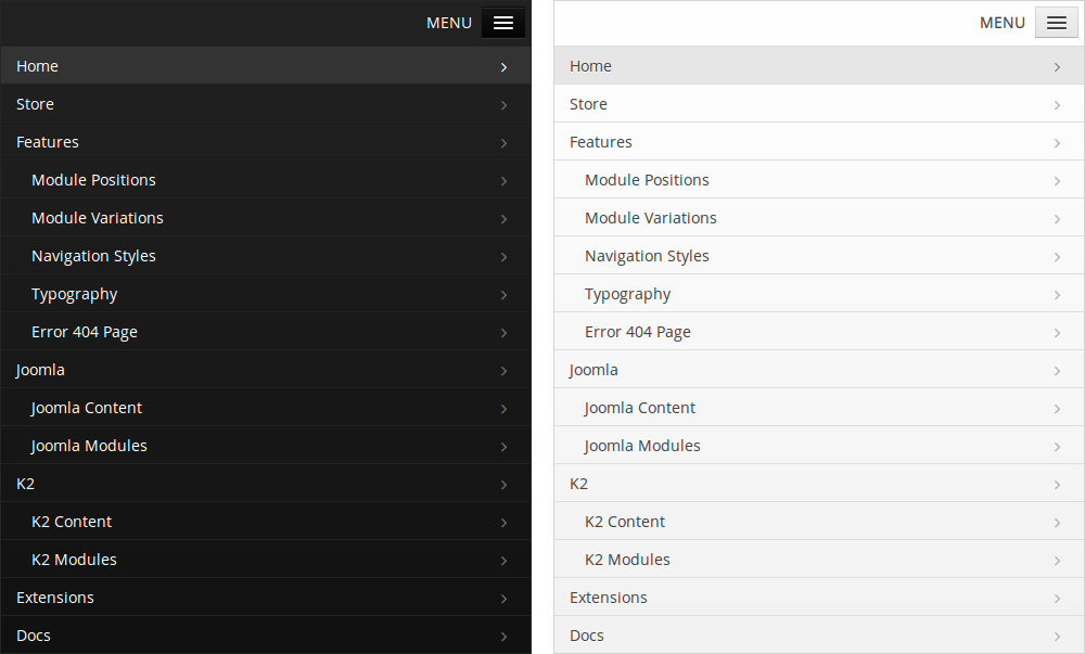 FavThemes tutorial for the main navigation mobile menu
